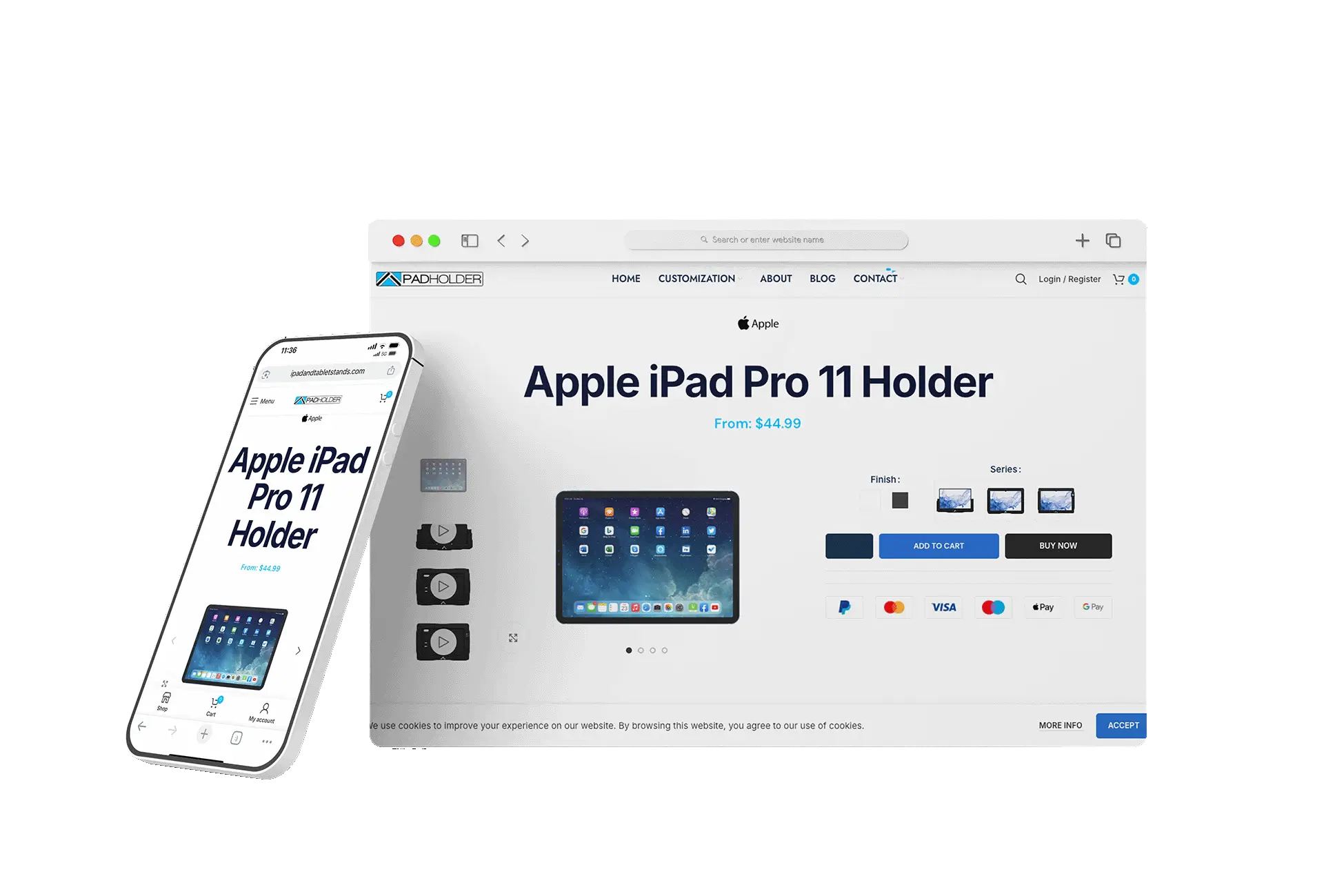 padholder mock